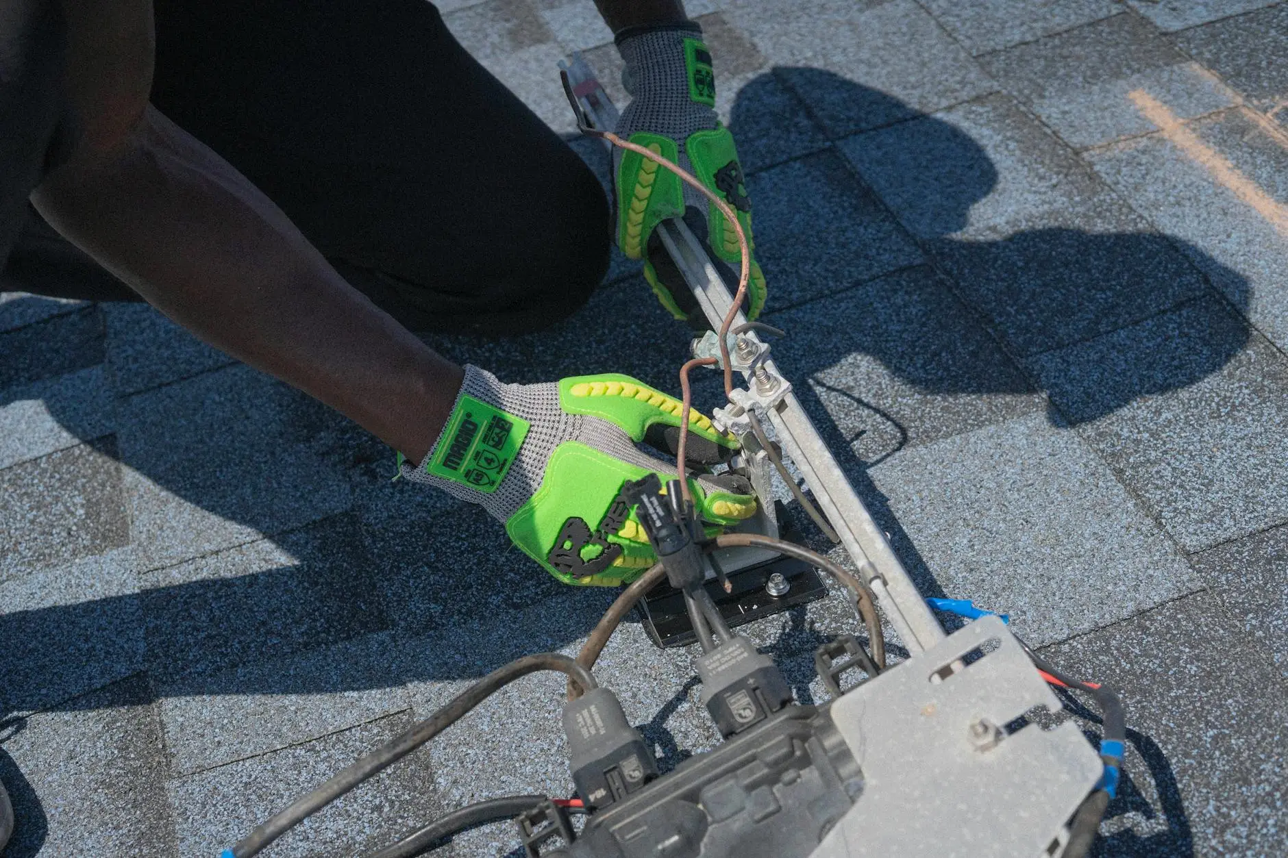 A close-up of high-quality asphalt shingles installed on a Kanarraville home, showing clean lines and proper ventilation caps.